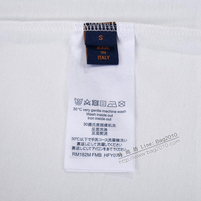 Louisvuitton路易威登Lv X Chromehearts專櫃2023SS新款聯名刺繡T恤 男女同款 tzy2755